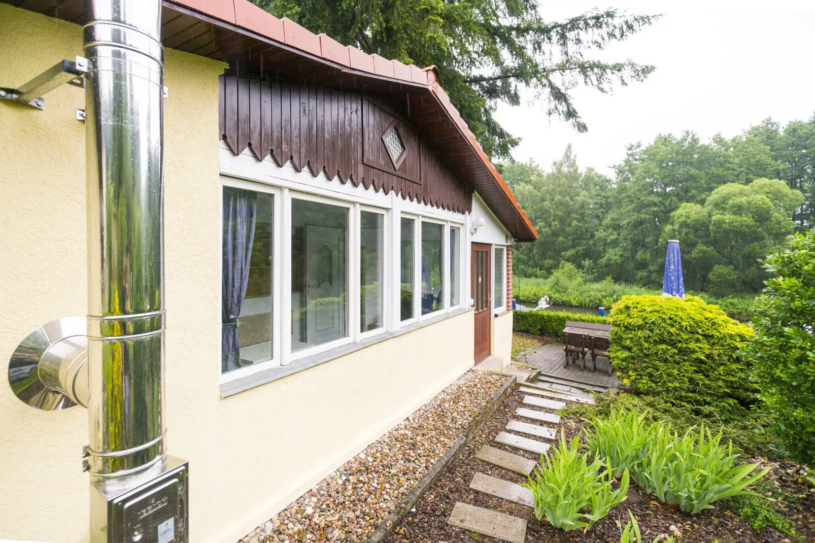 Ferienhaus Vieting direkt am Eldeufer in Parchim-Atmosphere