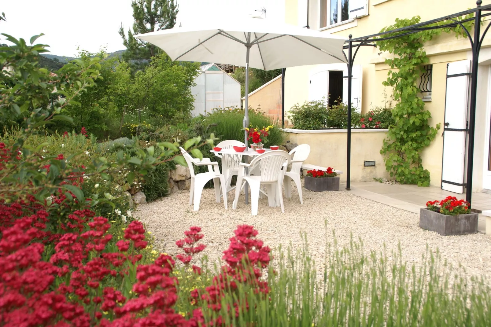 Studio - MONTBRUN-LES-BAINS-Terrace balcony
