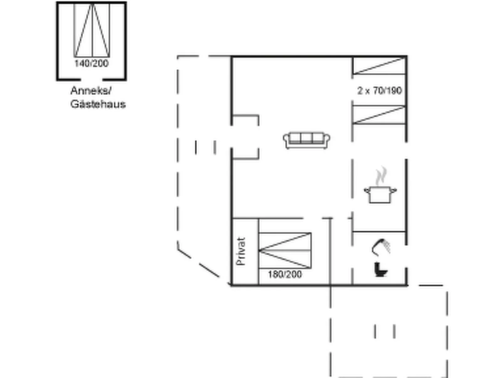 "Amy" - 150m from the sea-Inside