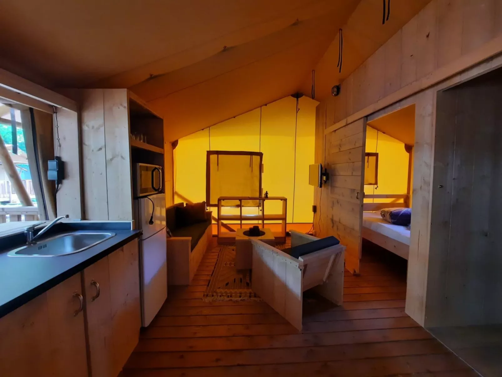 Glampingtent 4-Inside