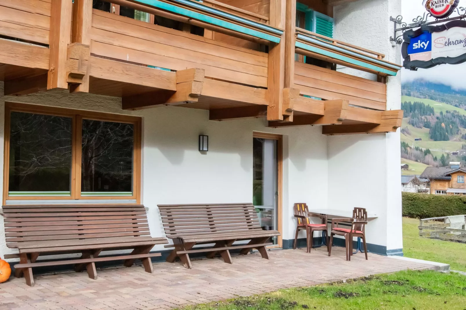 Appartement Zillertal Alpen B-Terrace balcony