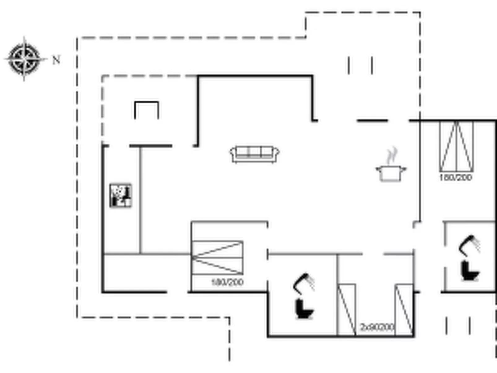 "Jirina" - 750m from the sea-Inside