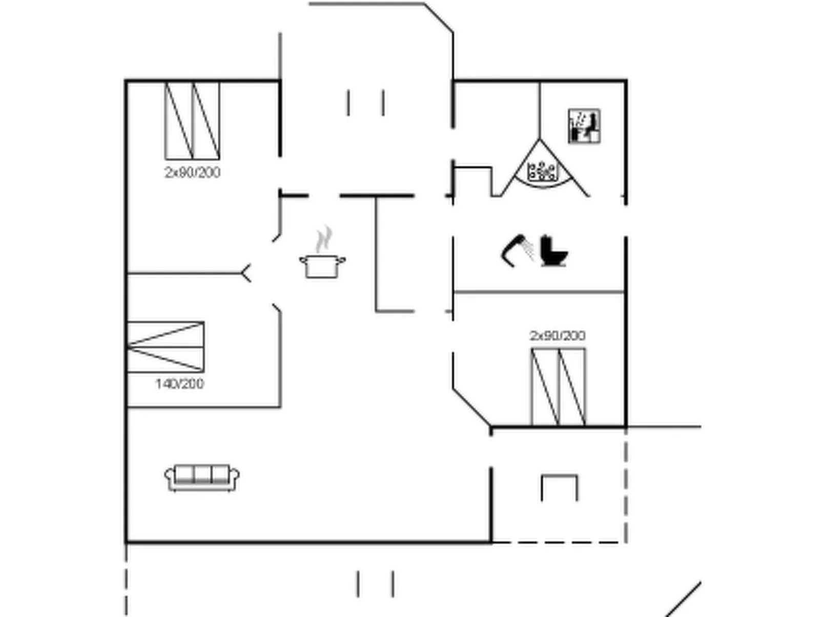 "Jelin" - 2.5km from the sea-Inside