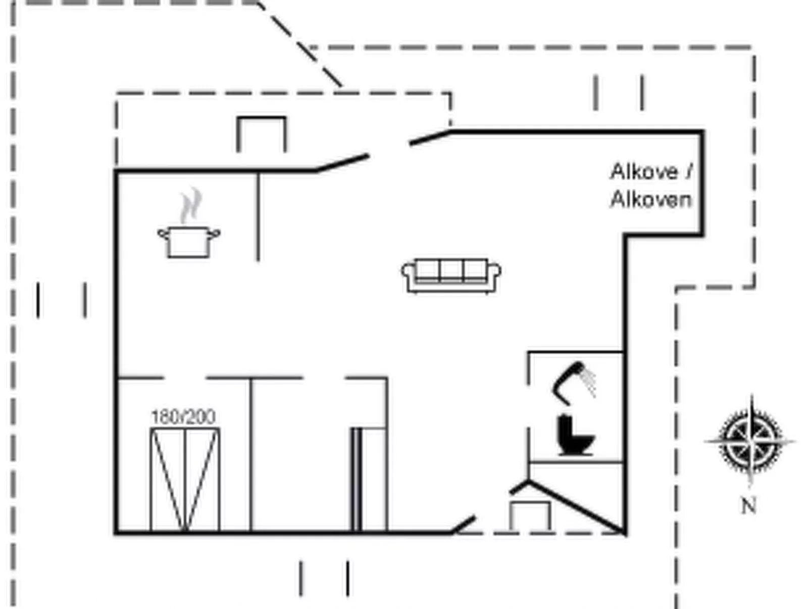 "Holmwith" - 50m from the sea-Inside