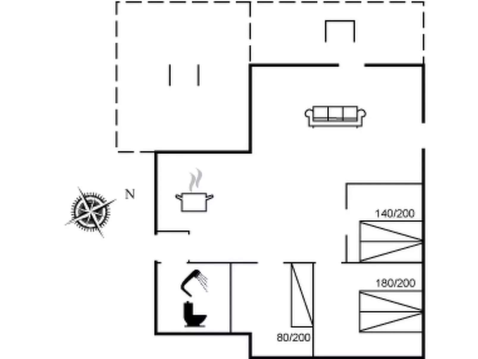 "Apsolon" - 600m from the sea-Inside