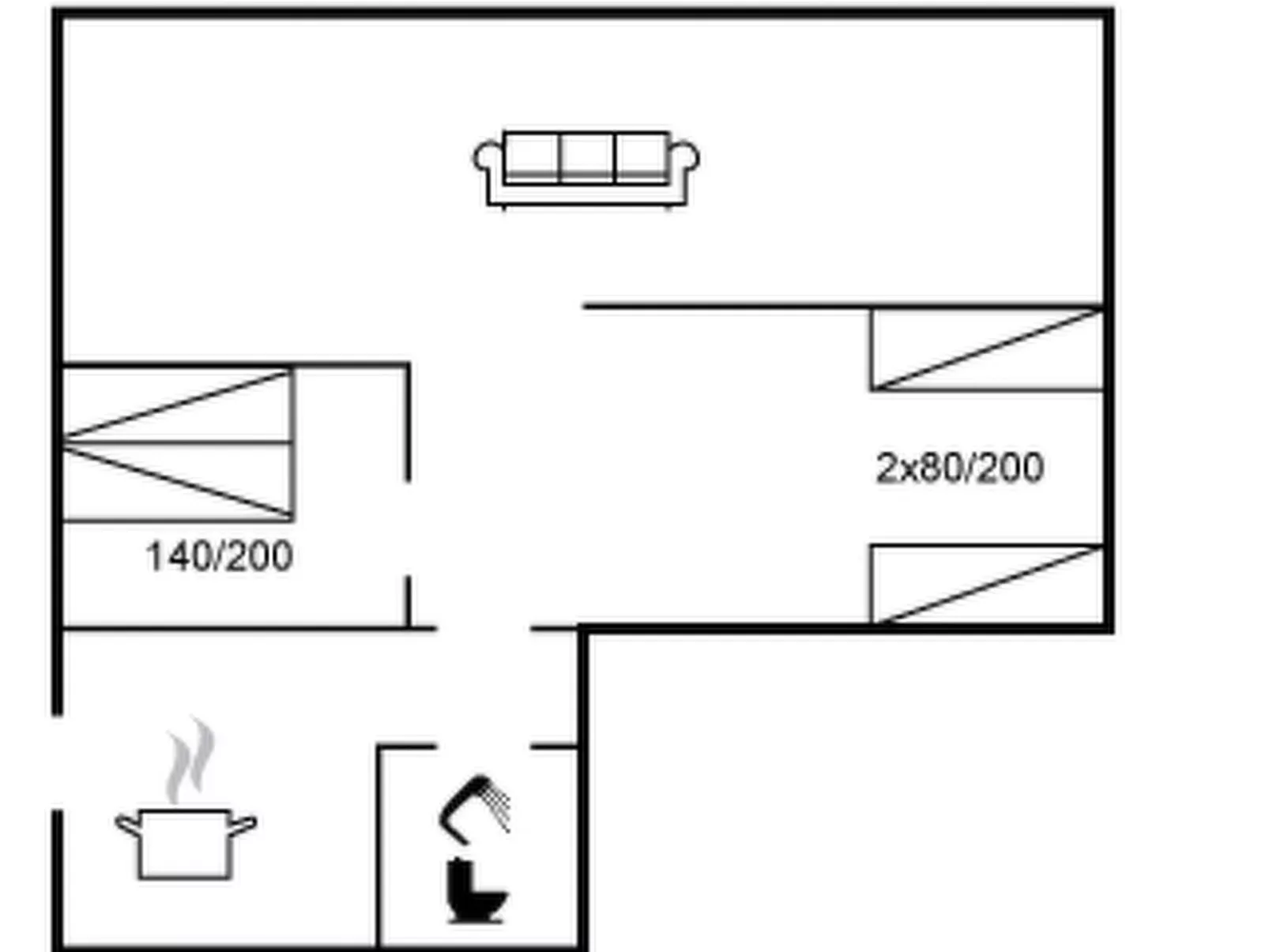 "Canan" - 1.6km from the sea-Inside