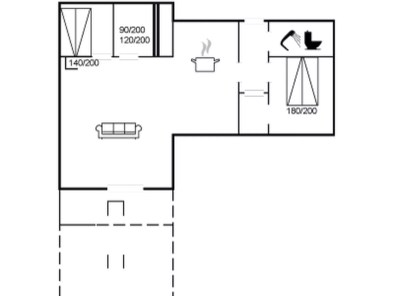 "Baltur" - 650m from the sea-Inside