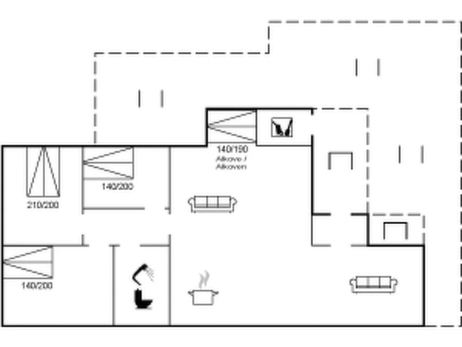 "Wildemor" - 35m from the sea-Inside