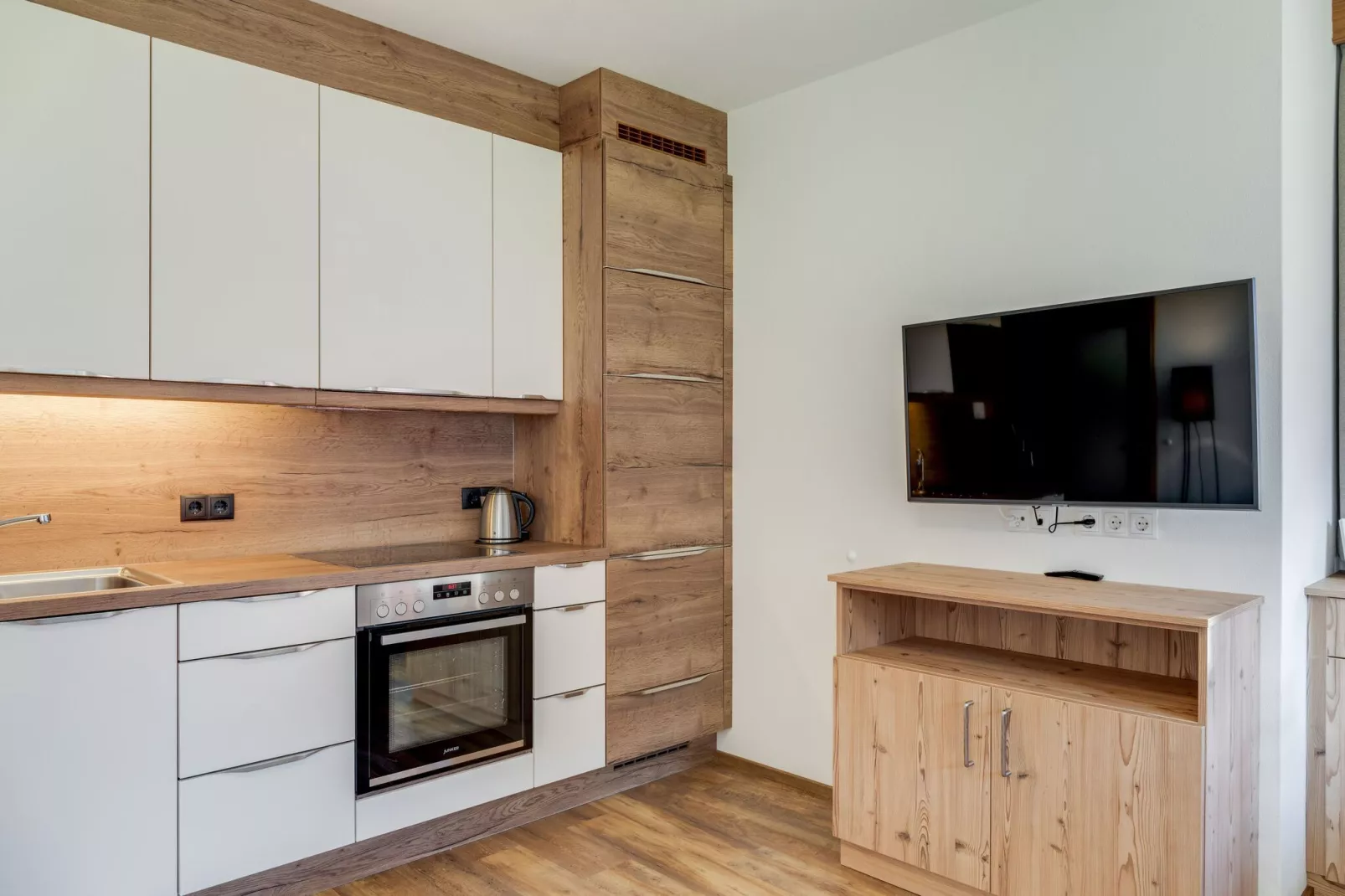 Salzach Appartement Wald 1-Kitchen
