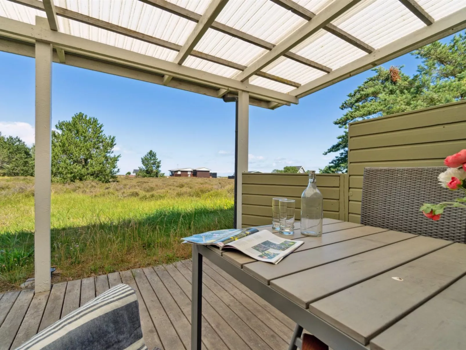 "Alwine" - 250m from the sea-Draußen