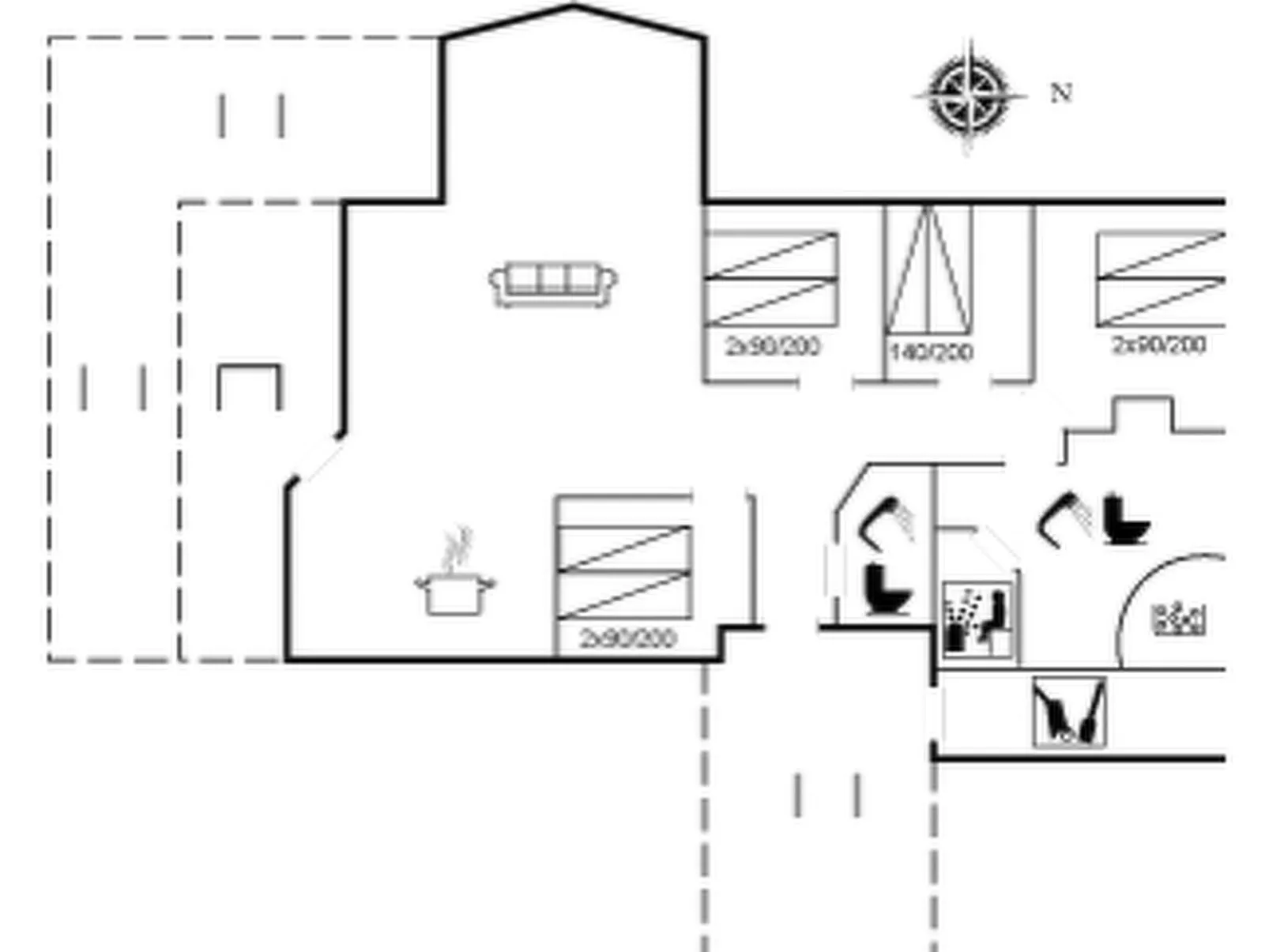 "Arlett" - 950m from the sea-Inside