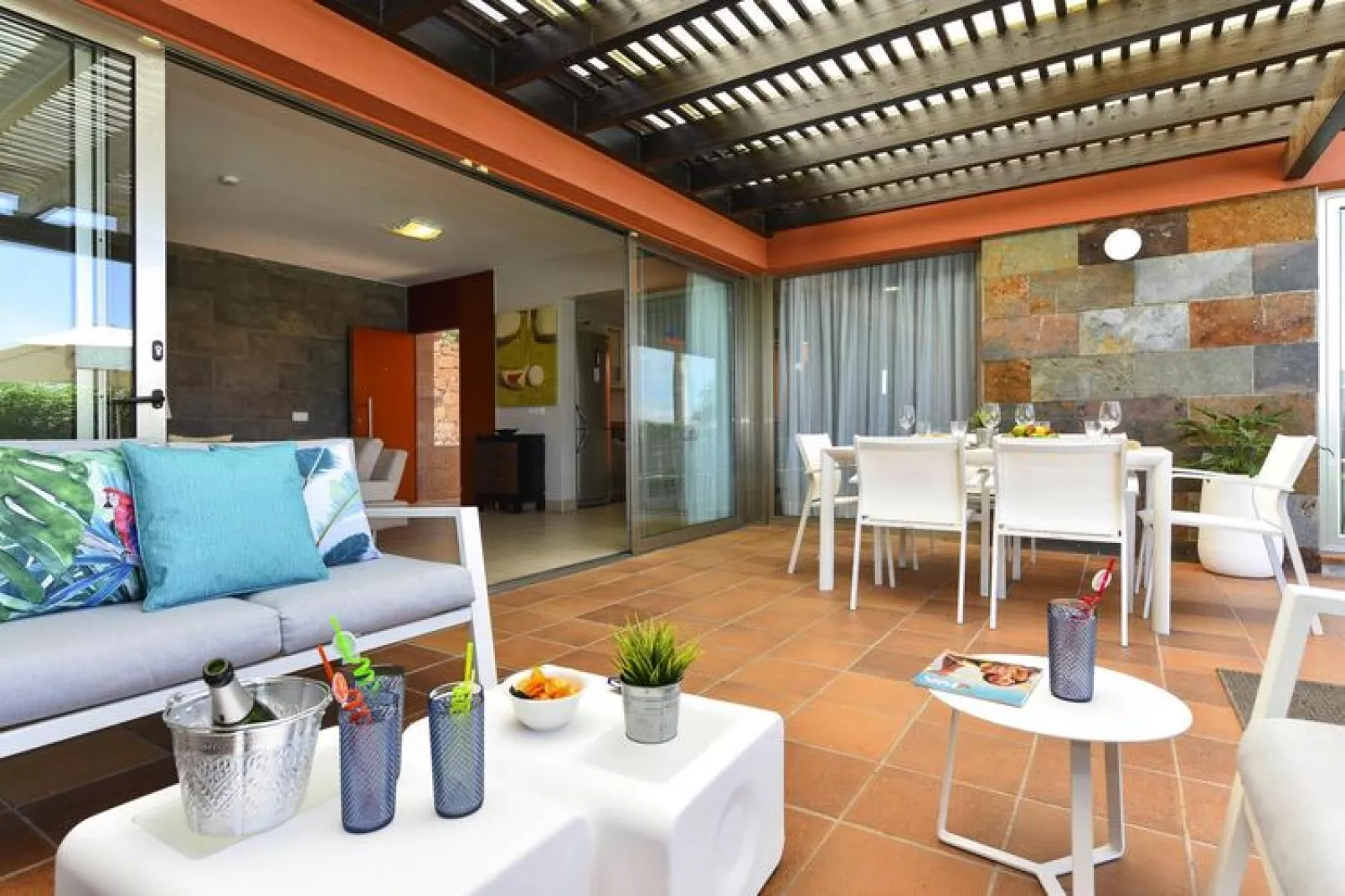 Par 4 Villa 21-Living room