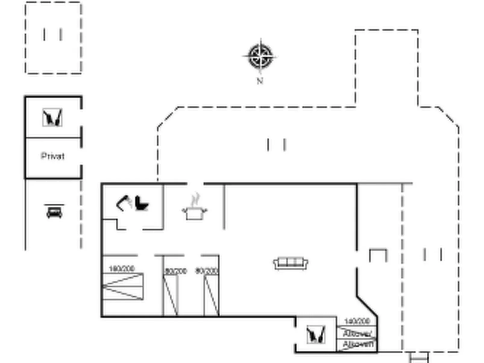 "Kulben" - 450m from the sea-Inside
