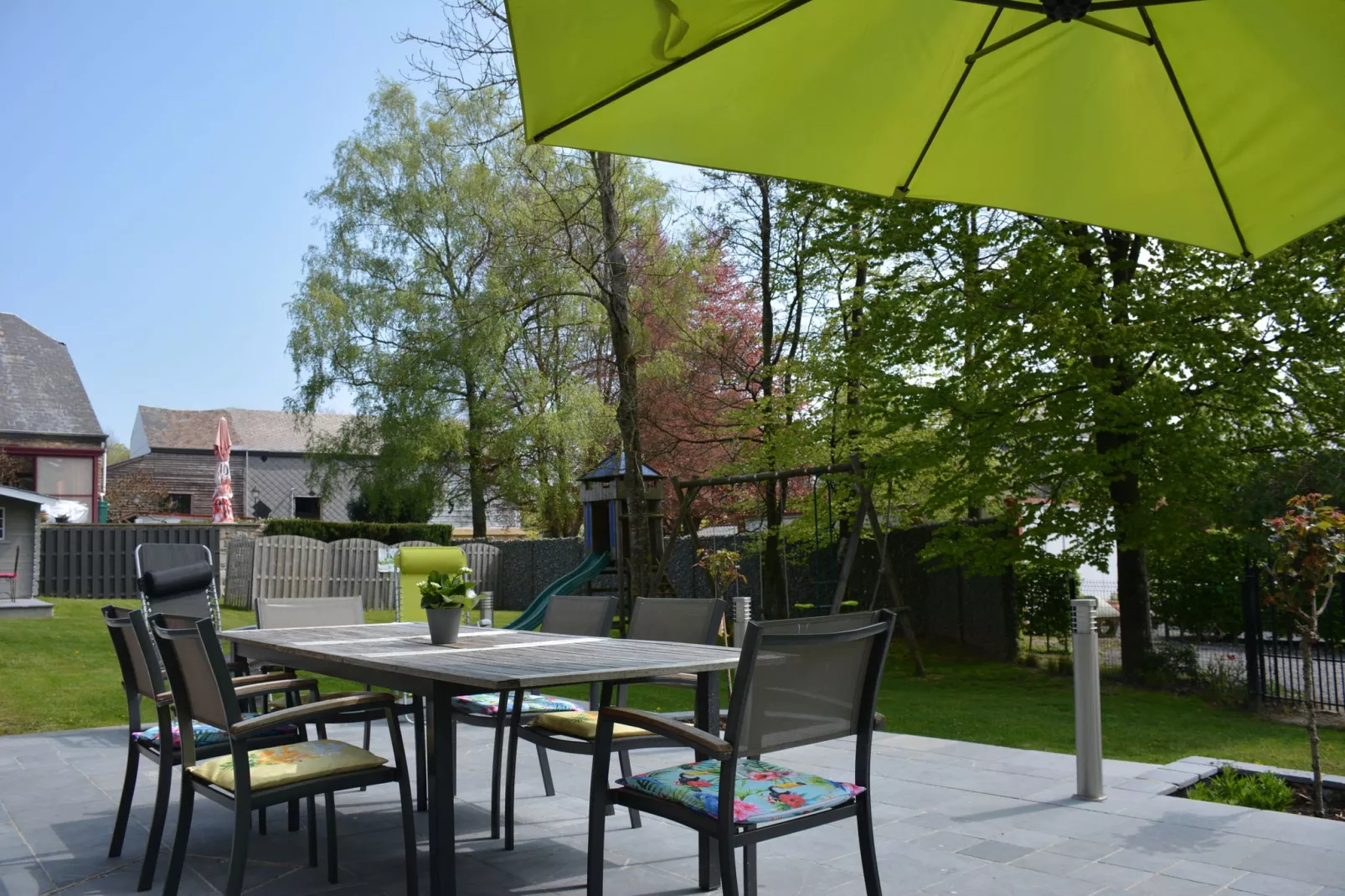 Au Coeur de Champlon-Terrassenbalkon