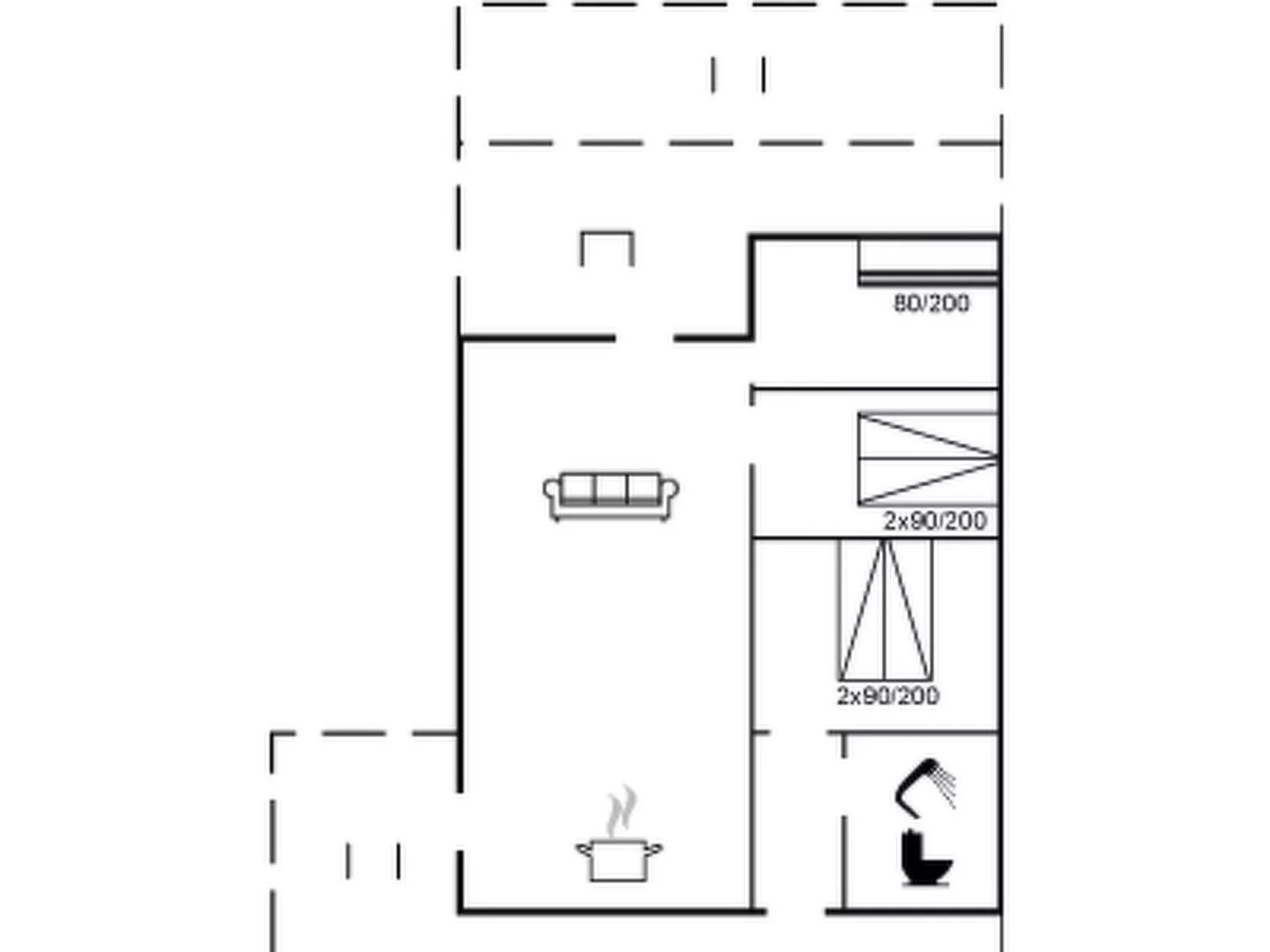 "Nila" - 750m from the sea-Inside