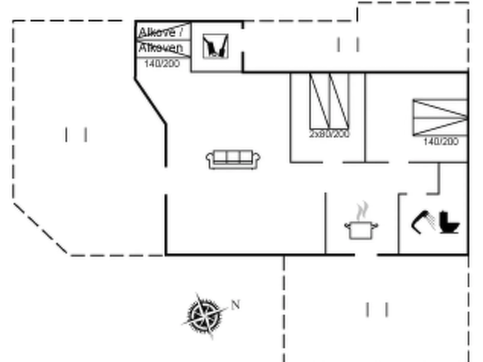 "Tonna" - 1km from the sea-Inside