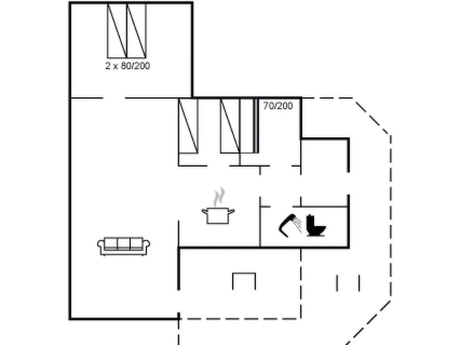 "Heralde" - 250m from the sea-Inside