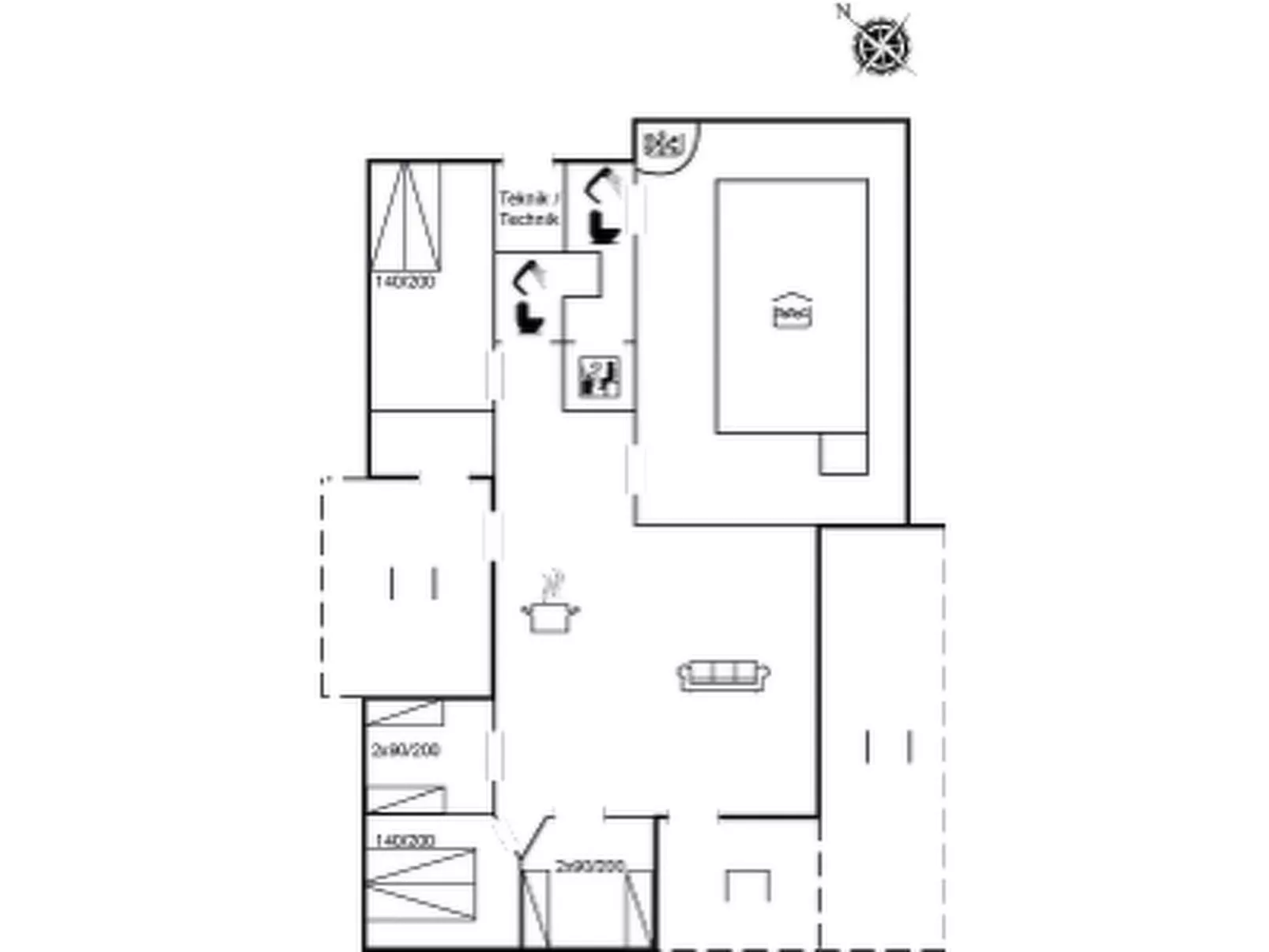 "Nilson" - 1.4km from the sea-Inside
