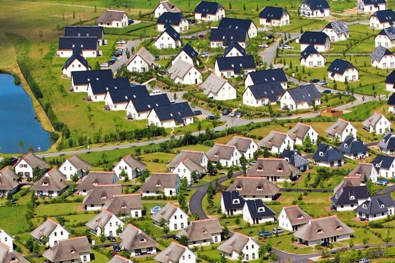 Ferienhaus Typ A 120 qm-Außenbereich Sommer
