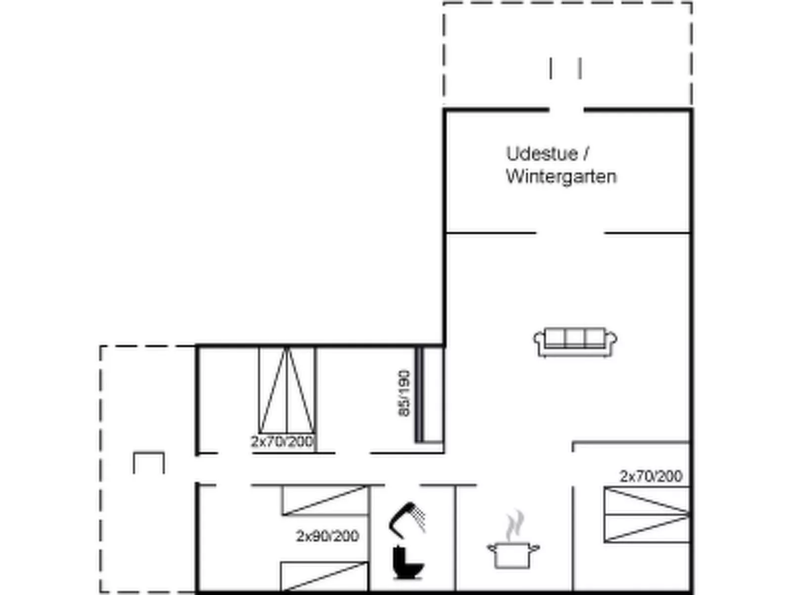 "Clea" - 800m from the sea-Inside