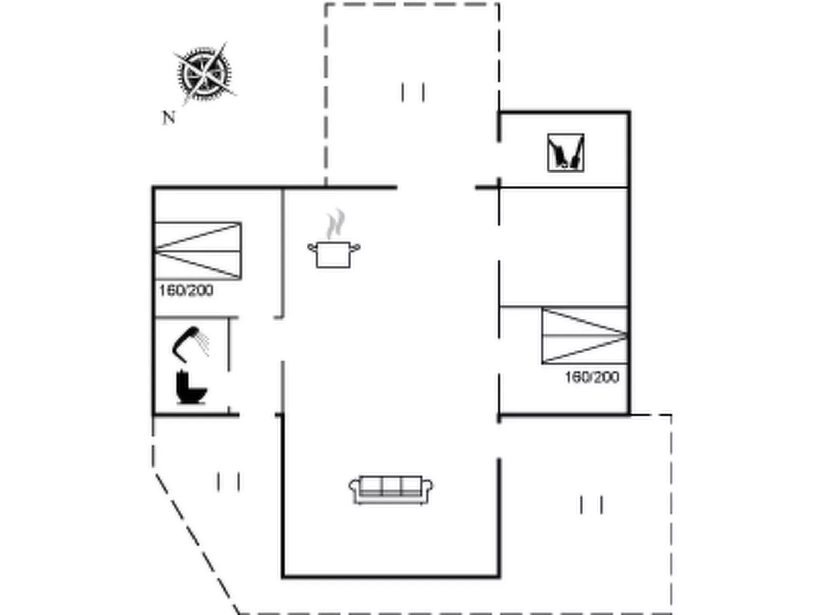 "Reinke" - 200m from the sea-Inside