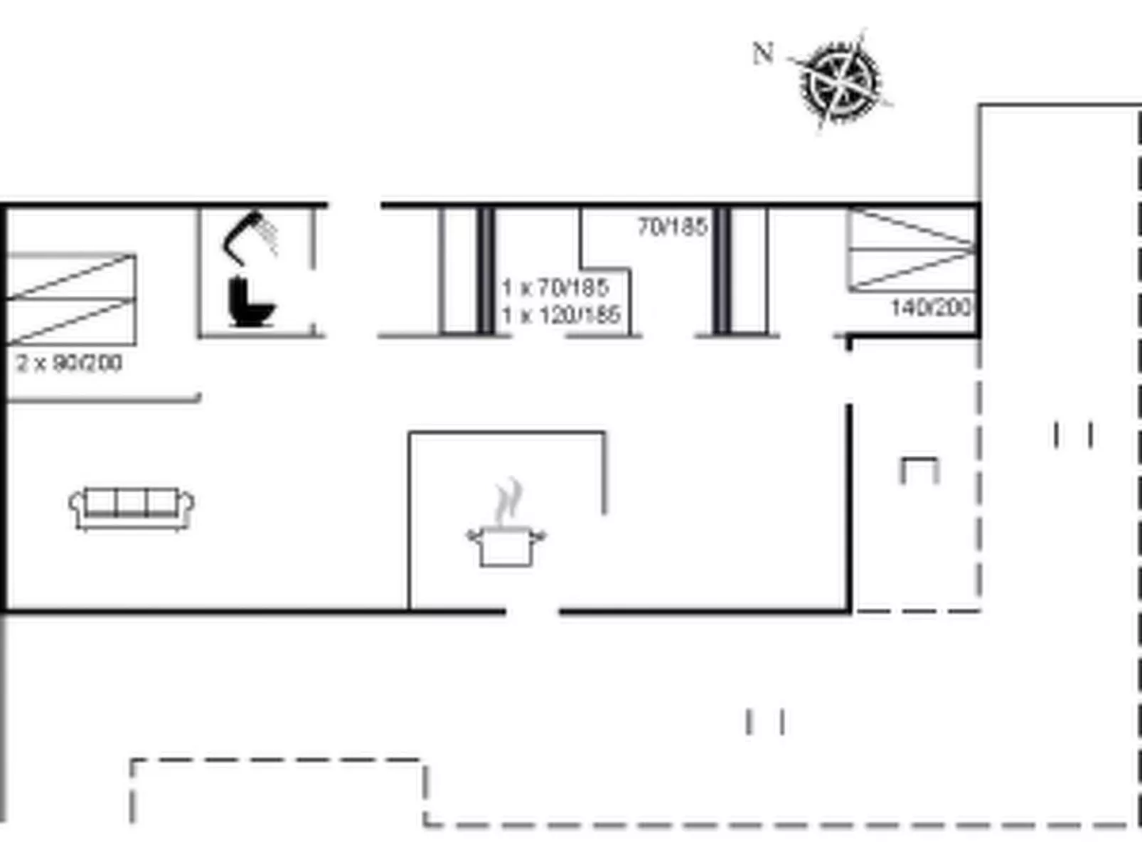 "Ilmari" - 190m from the sea-Inside