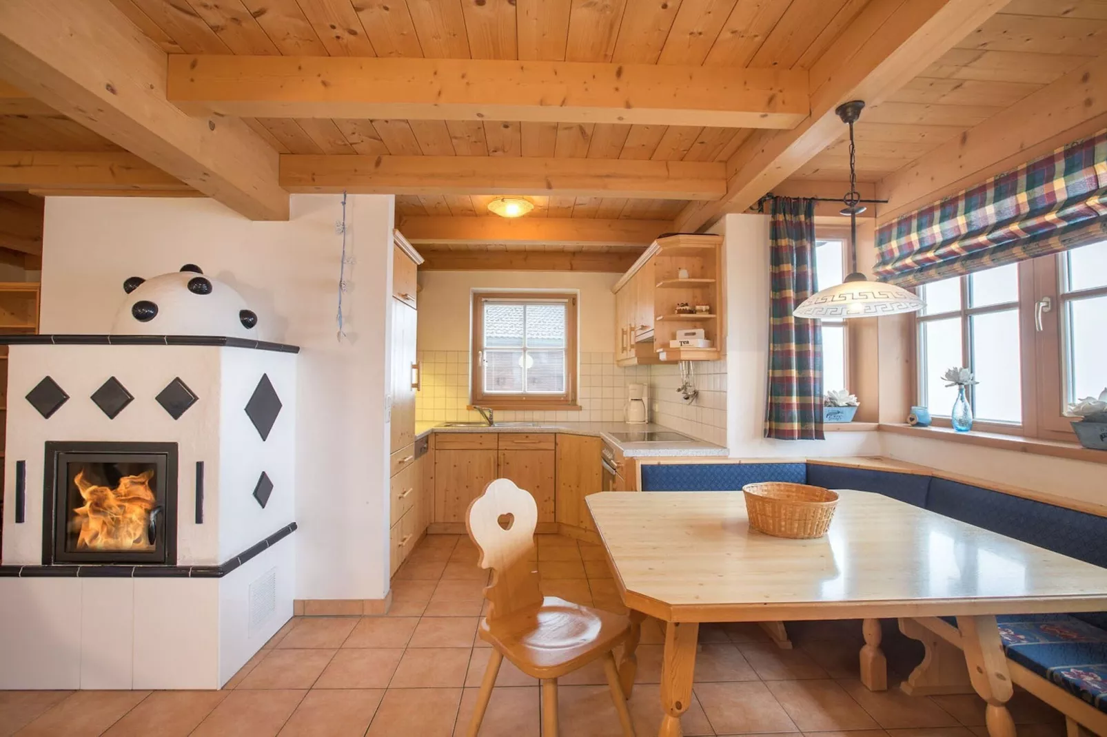 Chalets im Wald-Küche