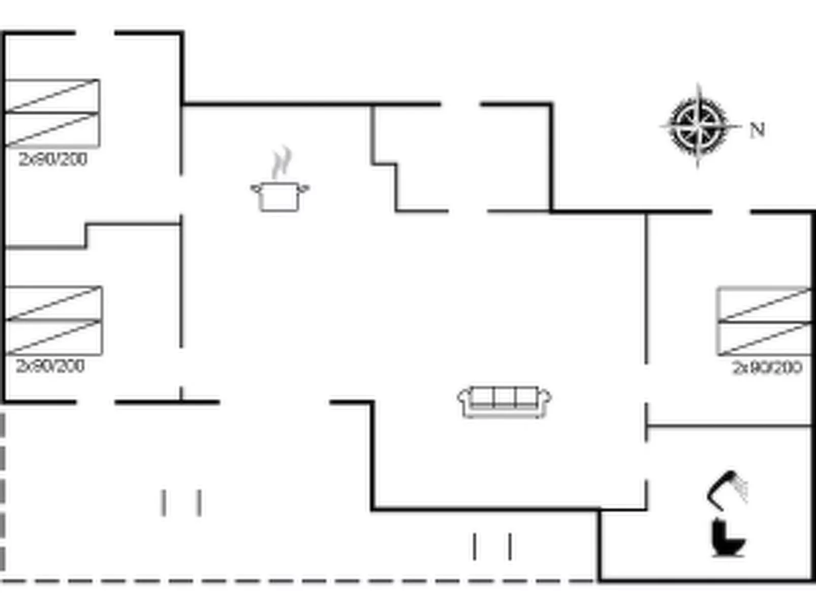 "Edda" - 400m from the sea-Inside