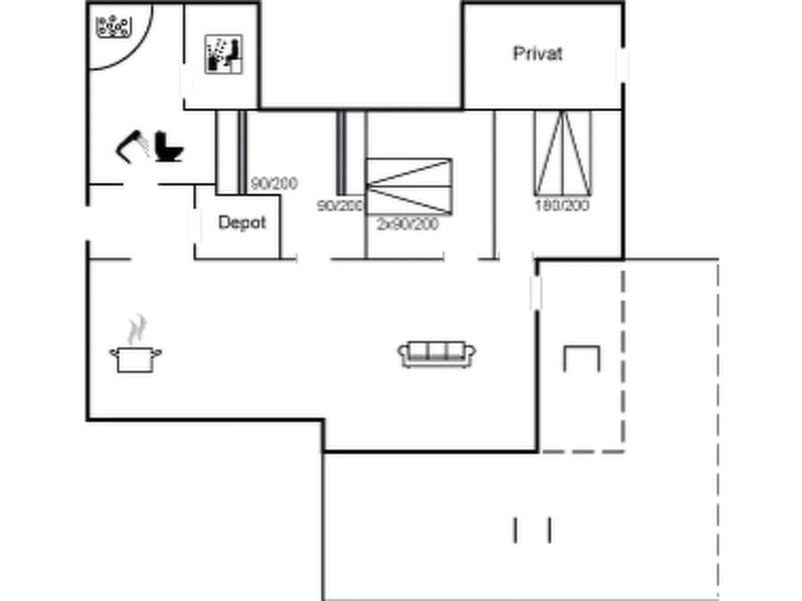 "Auvo" - 600m from the sea-Inside