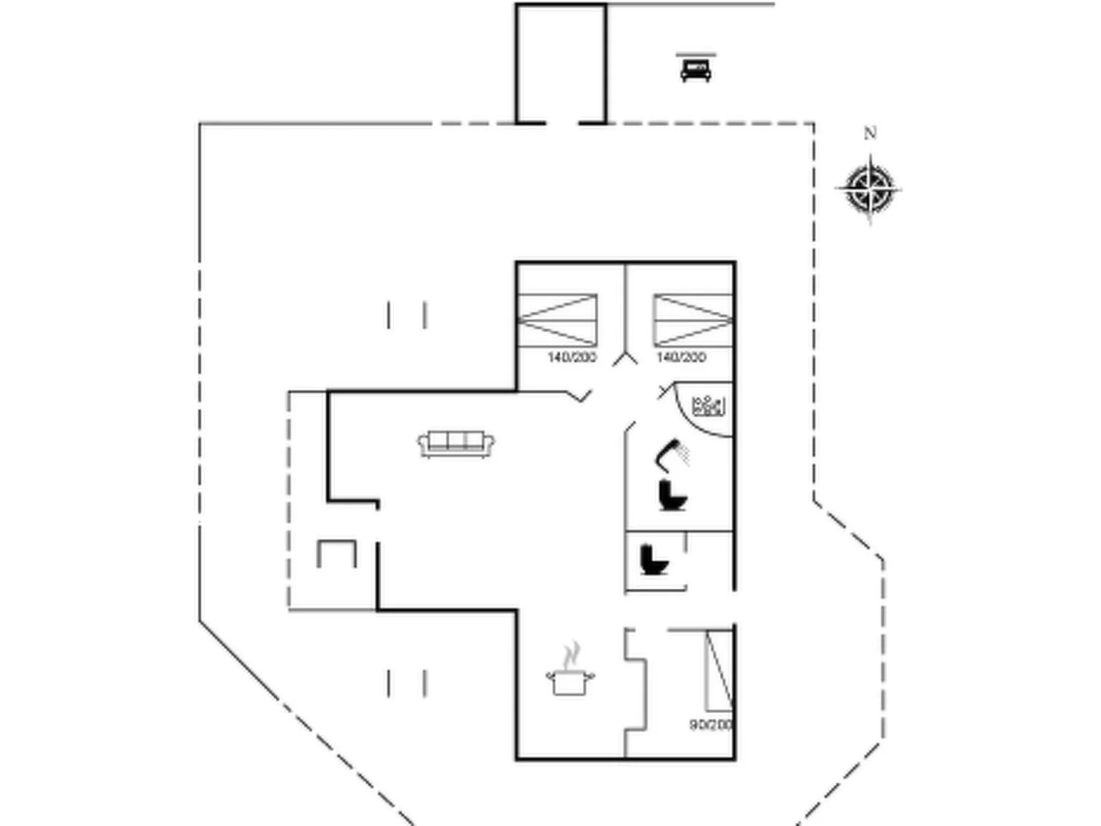 "Christan" - 1.2km from the sea-Inside