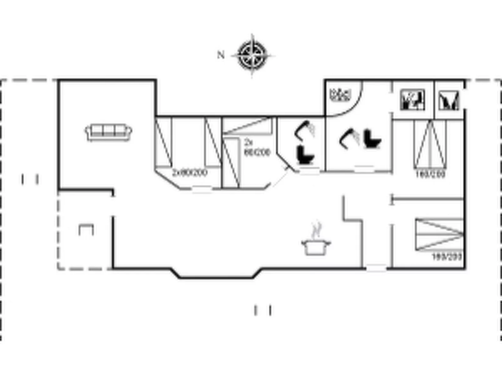 "Frerich" - 1.5km from the sea-Inside