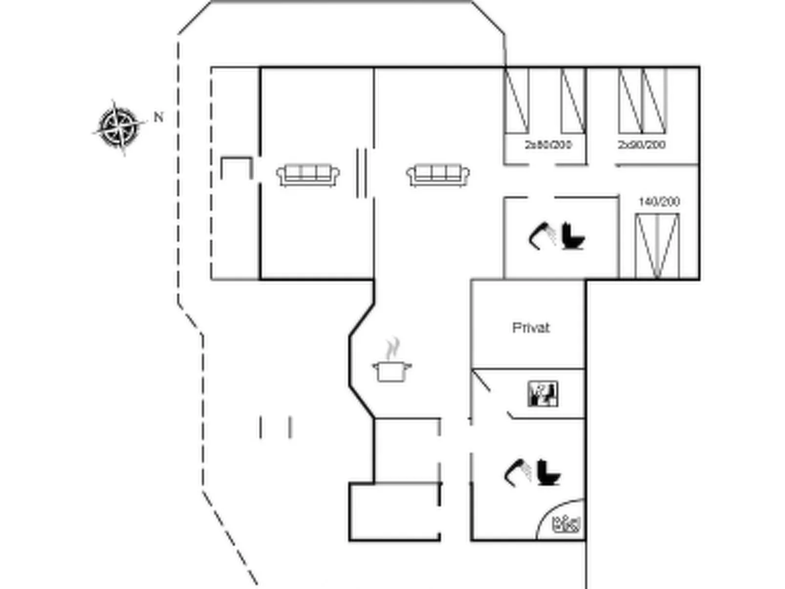 "Esmeralda" - 1.1km from the sea-Inside