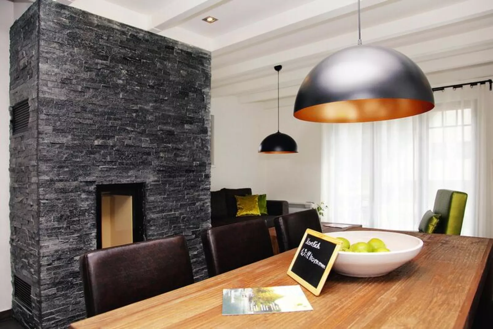 Doppelhaushälfte Typ 2 55 qm-Living room