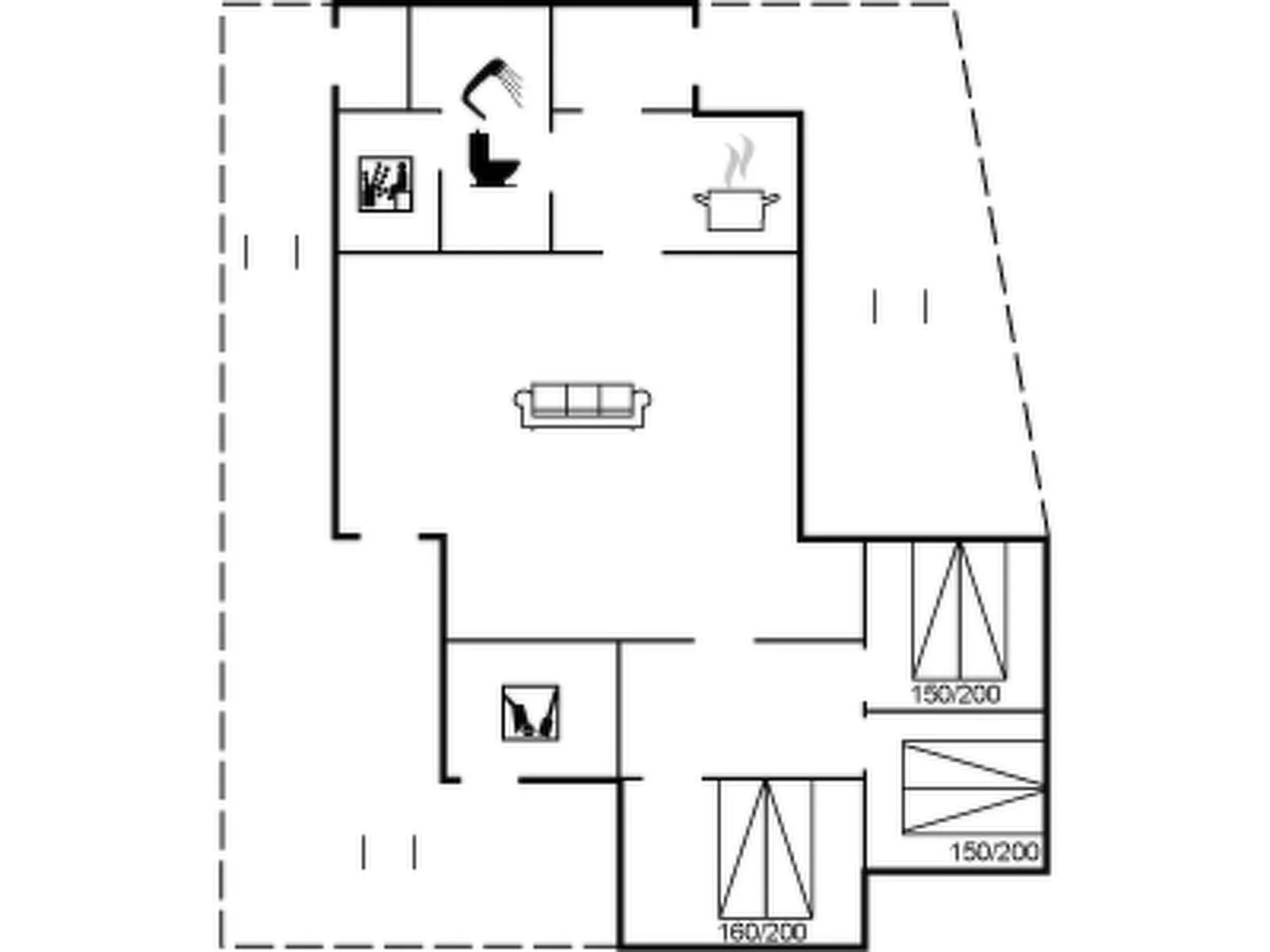 "Solrun" - 1.1km from the sea-Inside