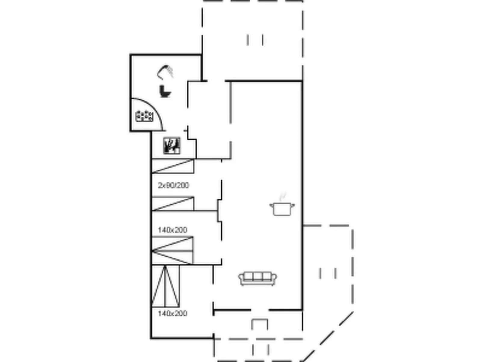 "Fides" - 600m from the sea-Outside