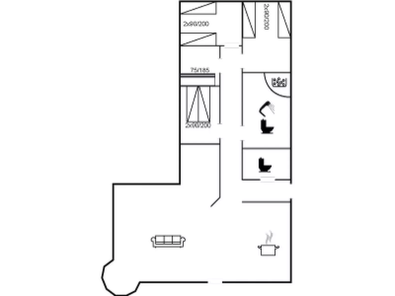 "Alla" - 500m from the sea-Inside
