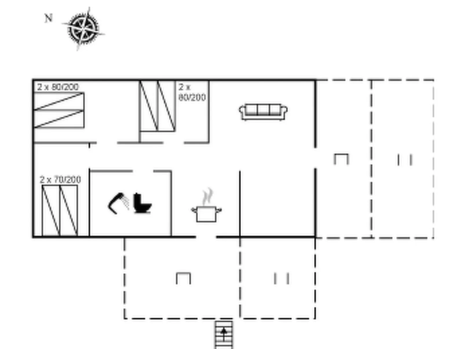"Esben" - 350m from the sea-Inside
