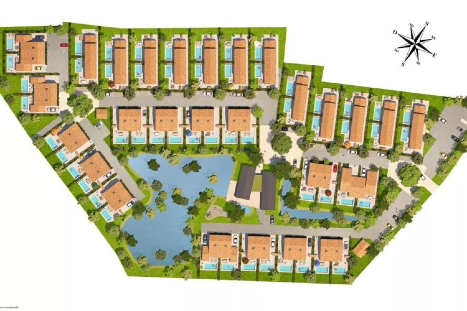 Residence Les Villas d'Olonne Les Sables d'Olonne   Maison 6 Standard 3 chambes - duplex - piscine individuelle-Floor plan