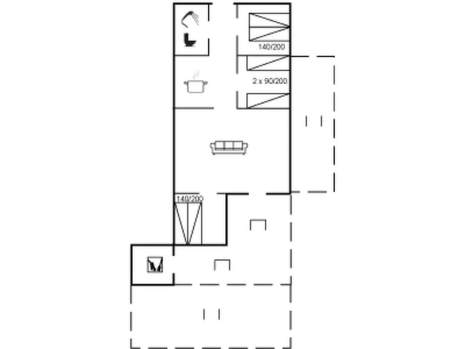 "Bibi" - 200m from the sea-Inside