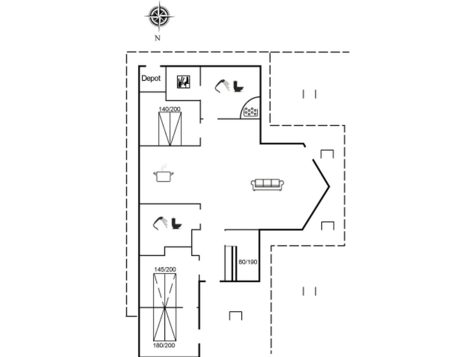 "Aniela" - 150m from the sea-Inside