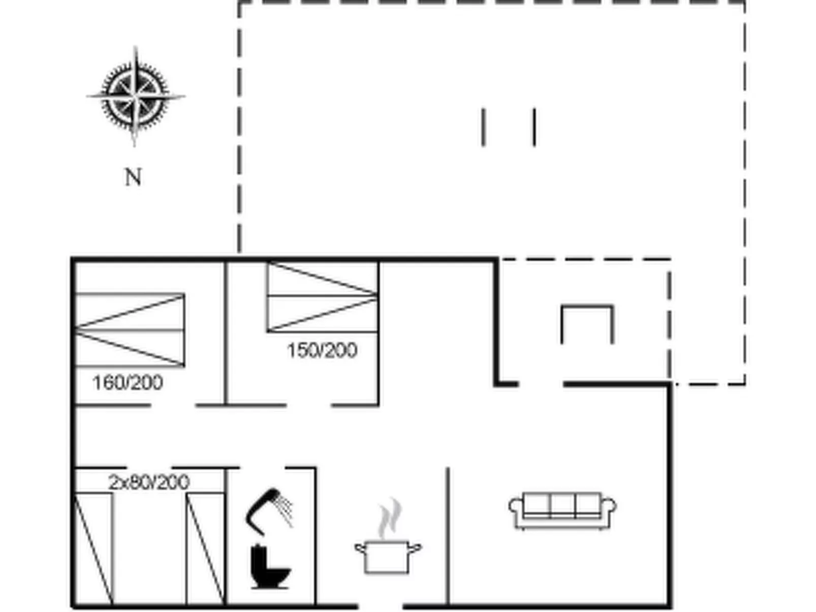 "Malou" - 350m from the sea-Inside