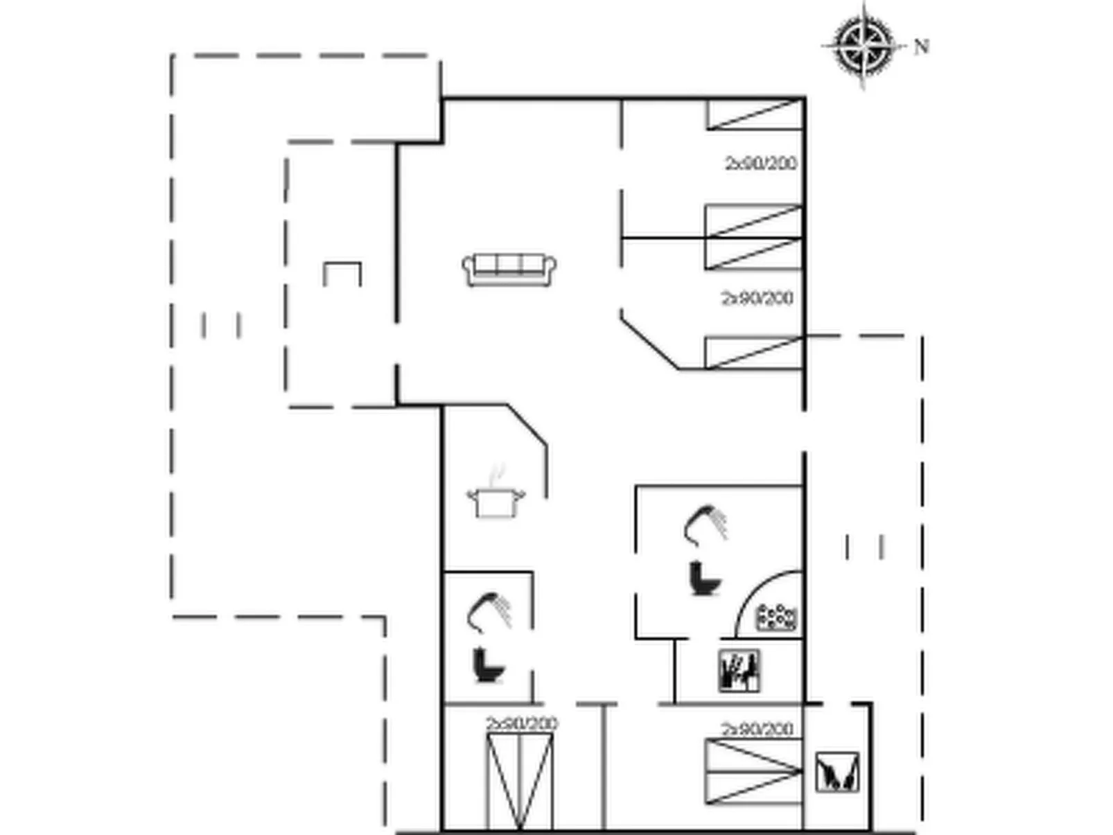 "Tamika" - 950m from the sea-Inside