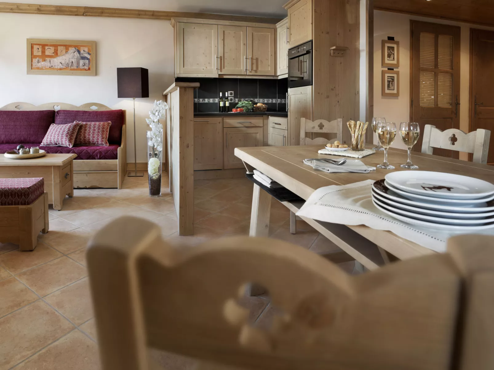 CGH Rés&Spa Chalets du Jouvence-Drinnen