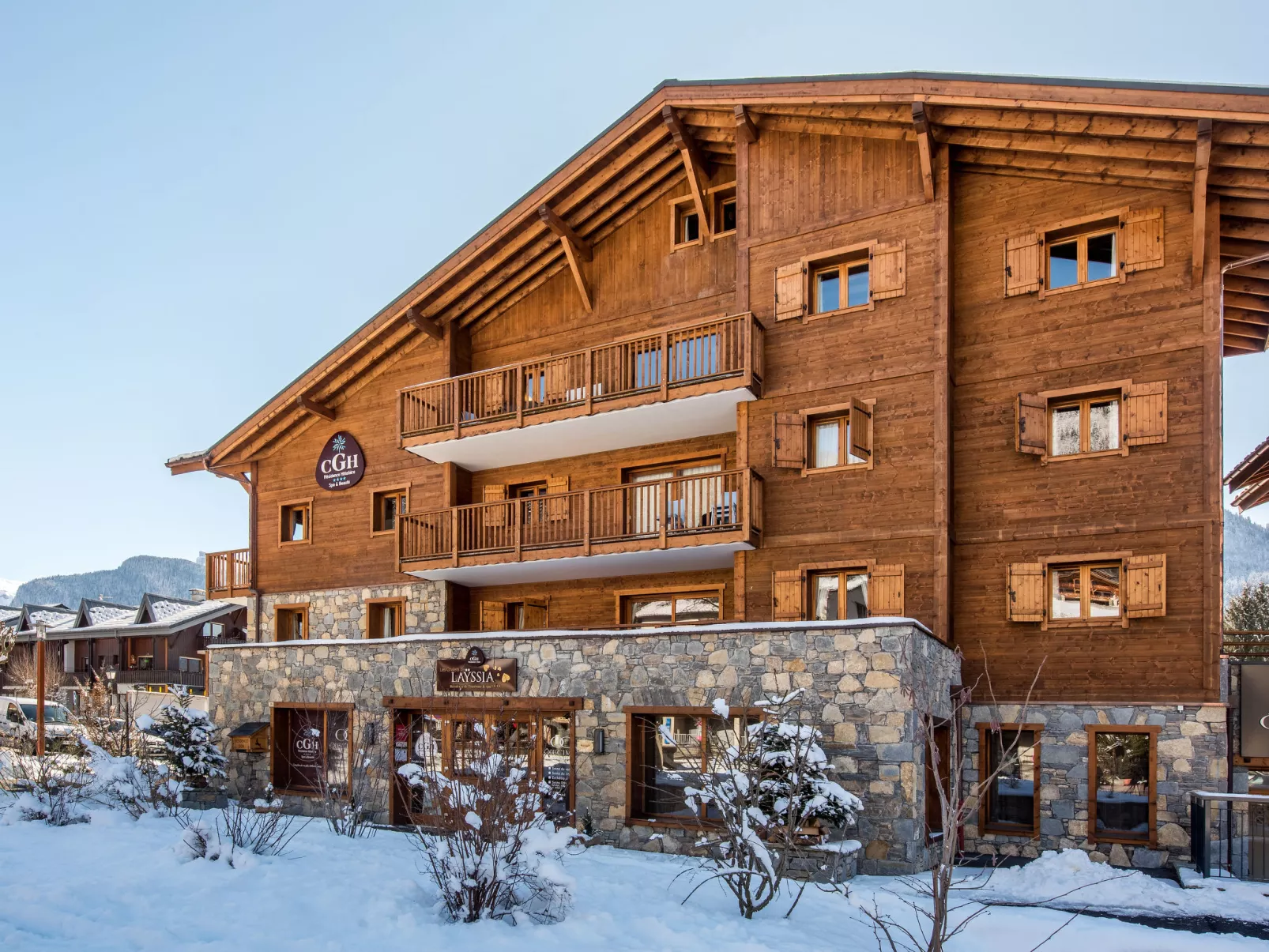 CGH Rés&Spa Chalets de Laÿssia-Outside