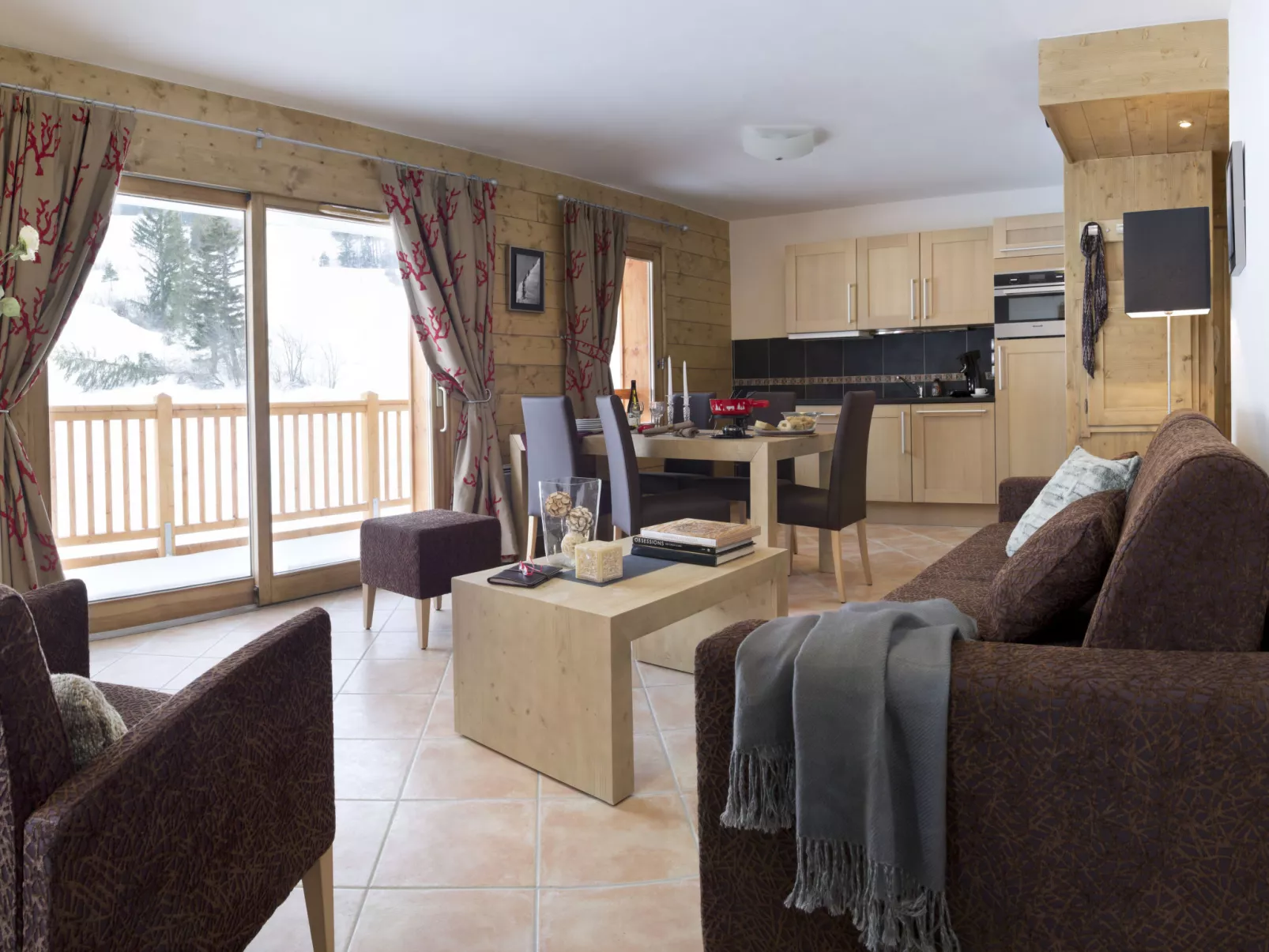 CGH Rés&Spa Chalets de Flambeau-Drinnen