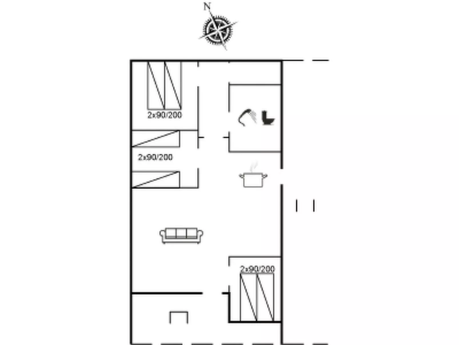 "Inan" - 300m from the sea-Inside