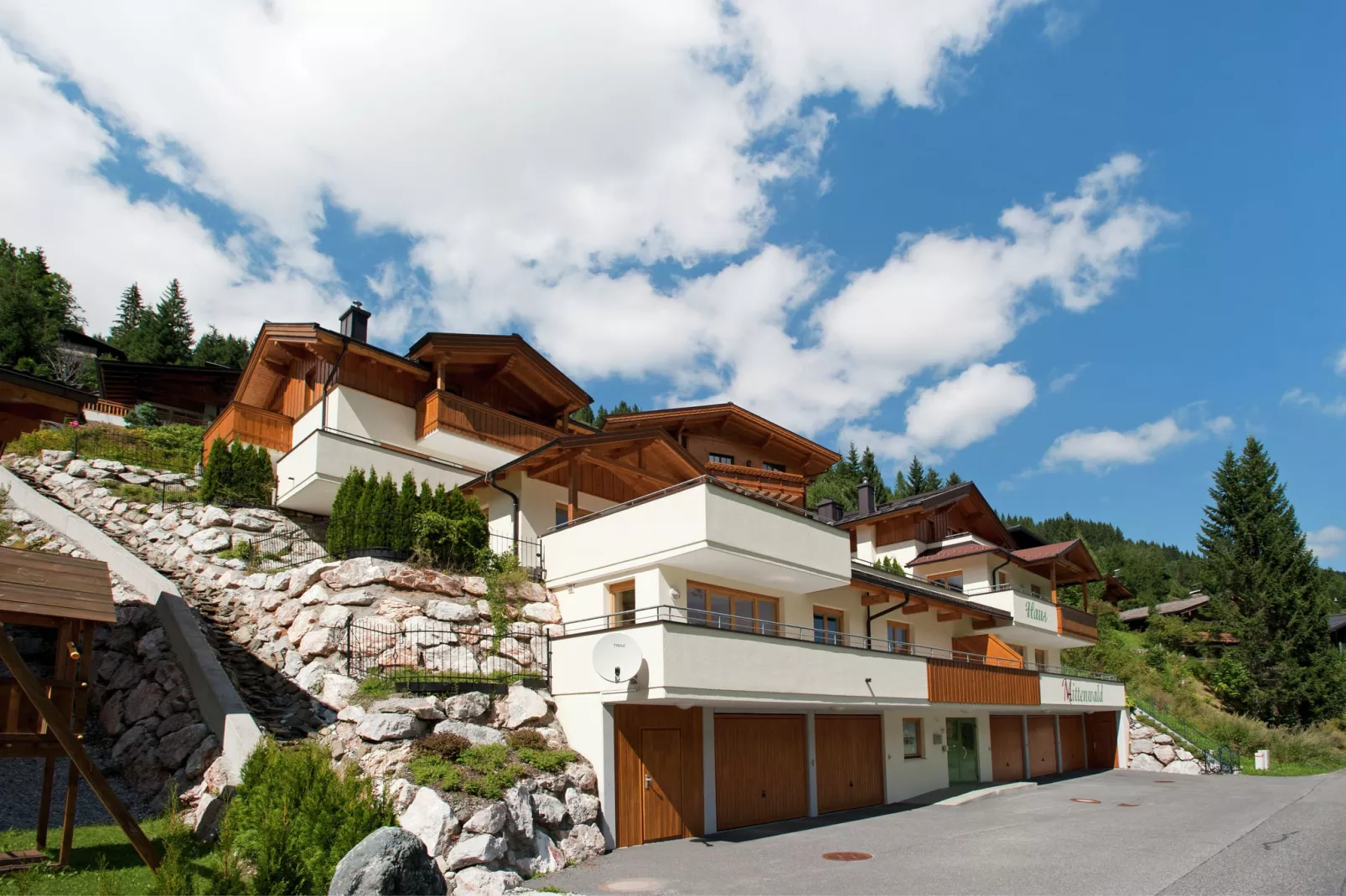 Chalet Apartment Mittenwald Top 1-Exterior summer
