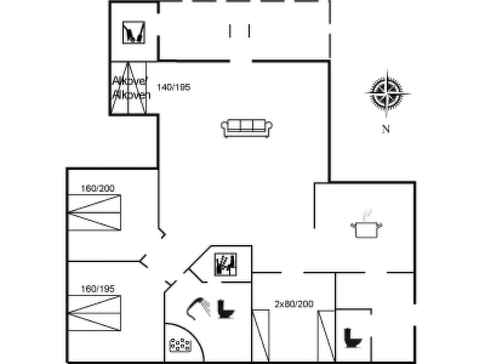 "Sochyeta" - 150m from the sea-Inside
