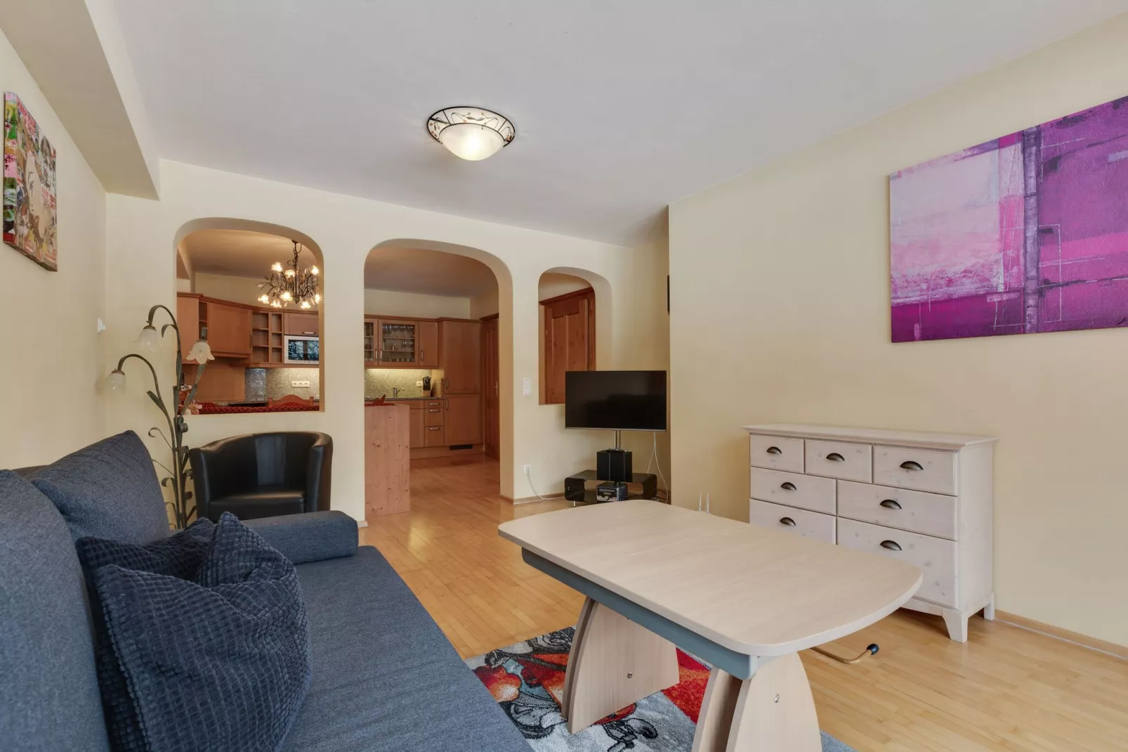 Chalet Apartment Mittenwald Top 2-Living room