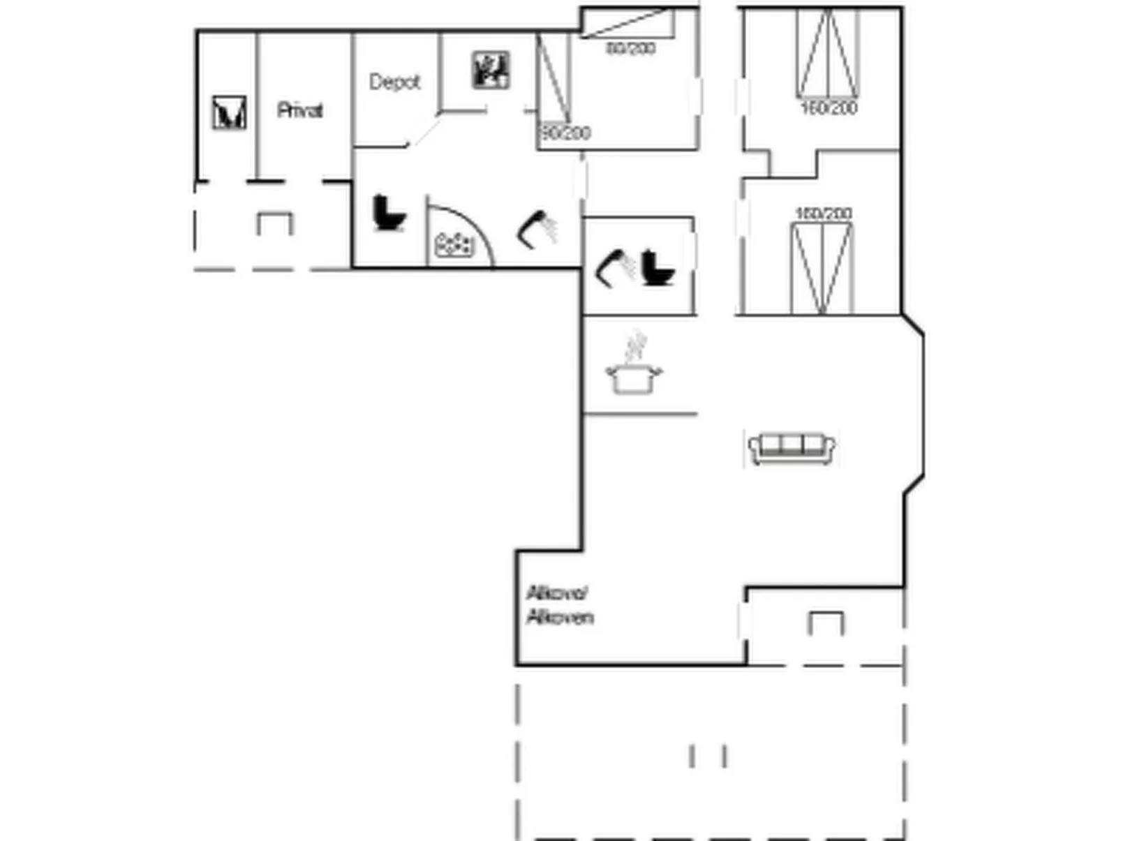 "Thove" - 600m from the sea-Inside